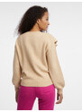 Orsay Béžový dámský svetr s volány - Dámské