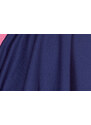 Dámské šaty ASYMETRIC exkluzivní Lacoste modré - Tmavě modrá - Numoco