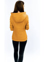 Žlutá bunda s asymetrickým zipem model 16143363 - LHD