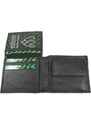 Černá kožená pánská peněženka Fingal