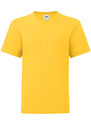 Yellow children's t-shirt in combed cotton Fruit of the Loom