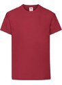 Red T-shirt for Kids Original Fruit of the Loom