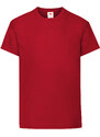 Red T-shirt for Kids Original Fruit of the Loom