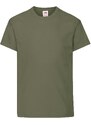 Khaki Children's T-shirt Original Fruit of the Loom