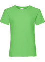 Valueweight Fruit of the Loom Girls' Green T-shirt