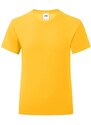 Yellow Girls' T-shirt Iconic Fruit of the Loom