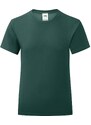 Iconic Fruit of the Loom Girls' Green T-shirt