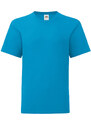 Blue children's t-shirt in combed cotton Fruit of the Loom