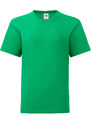 Green children's t-shirt in combed cotton Fruit of the Loom