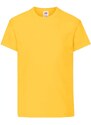 Yellow T-shirt for Children Original Fruit of the Loom