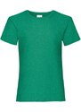 Valueweight Fruit of the Loom Girls' Green T-shirt