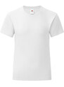 Iconic Fruit of the Loom Girls' White T-Shirt