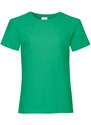 Valueweight Fruit of the Loom Girls' Green T-shirt