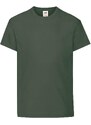 Green T-shirt for Children Original Fruit of the Loom