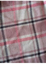 DKNY flanelové pyžamo - růžová kostka
