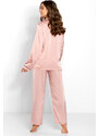 Pyžamo Classic Look Pink - Momenti Per Me