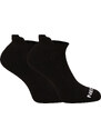 3PACK ponožky Nedeto nízké černé (3NDTPN001-brand)
