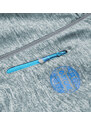 DREAM STONE Šedo-světle modrá dámská sportovní bunda typu "softshell" (DW-21605)