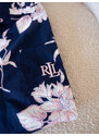 LAUREN Ralph Lauren noční košíle s květy - tmavě modrá