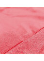 J.STYLE Tenká krátká dámská tepláková mikina v korálové barvě (8B938-37)