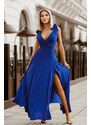 Dámské večerní šaty 231 modré - Bicotone