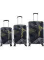 Semiline Unisex's ABS Suitcase Set T5651-0