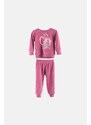 JOYCE Dívčí velurové pyžamo "BOSS SET"/Růžová