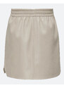 ONLY KOGBLAKE FAUX LEA PULL-UP SKIRT PNT