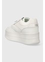 Kožené sneakers boty Karl Lagerfeld KOBO III KC bílá barva, KL65020