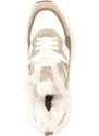 Kožené sneakers boty Geox D DIAMANTA C béžová barva, D36UFC 08522 C0118