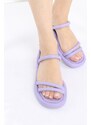 Madamra Lilac Women's Puffy Sandals