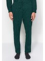 Trendyol Green Regular Fit Waffle Knitted Pajamas Set