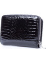 Jennifer Jones Malá dámská kožená peněženka černá 5198-2