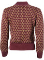 Polka Dots - tmavě červený pletený svetr s puntíky z bio bavlny Circus