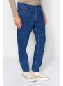 Trendyol Blue Relax Fit Boyfriend Jeans Denim Pants