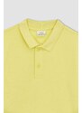 DEFACTO Boy Regular Fit Polo Neck Pique Short Sleeved Polo T-Shirt