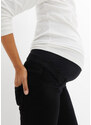 bonprix Termo těhotenské džíny jeggings Černá