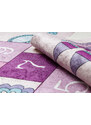 Dywany Łuszczów Dětský kusový koberec Bambino 2285 Hopscotch pink - 80x150 cm