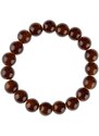 Yups Bead bracelet on elastic band brown