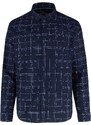 Volcano Man's Shirt K-ALTO M09024-W24 Navy Blue