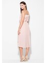 Dress on thin straps Katrus pink