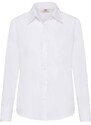 White women's classic poplin shirt Fruit Of The Loom