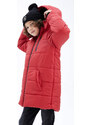 DEFACTO Boy Plush Lined Hooded Long Coat