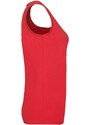 Valueweight Vest Fruit of the Loom Women's Red T-shirt