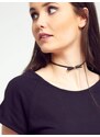 Yups Skai necklace with bow-shaped tag