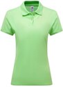 Mint Women's Polo Fruit of the Loom