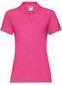 Polo Fruit of the Loom Pink Women's T-shirt