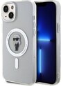 Ochranný kryt na iPhone 15 PLUS - Karl Lagerfeld, IML Ikonik MagSafe Transparent