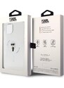 Ochranný kryt na iPhone 15 PLUS - Karl Lagerfeld, IML Ikonik MagSafe Transparent