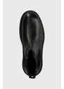 Kožené kotníkové boty Tommy Hilfiger TH EVERYDAY CLASS TERMO LTH CHEL pánské, černá barva, FM0FM04656